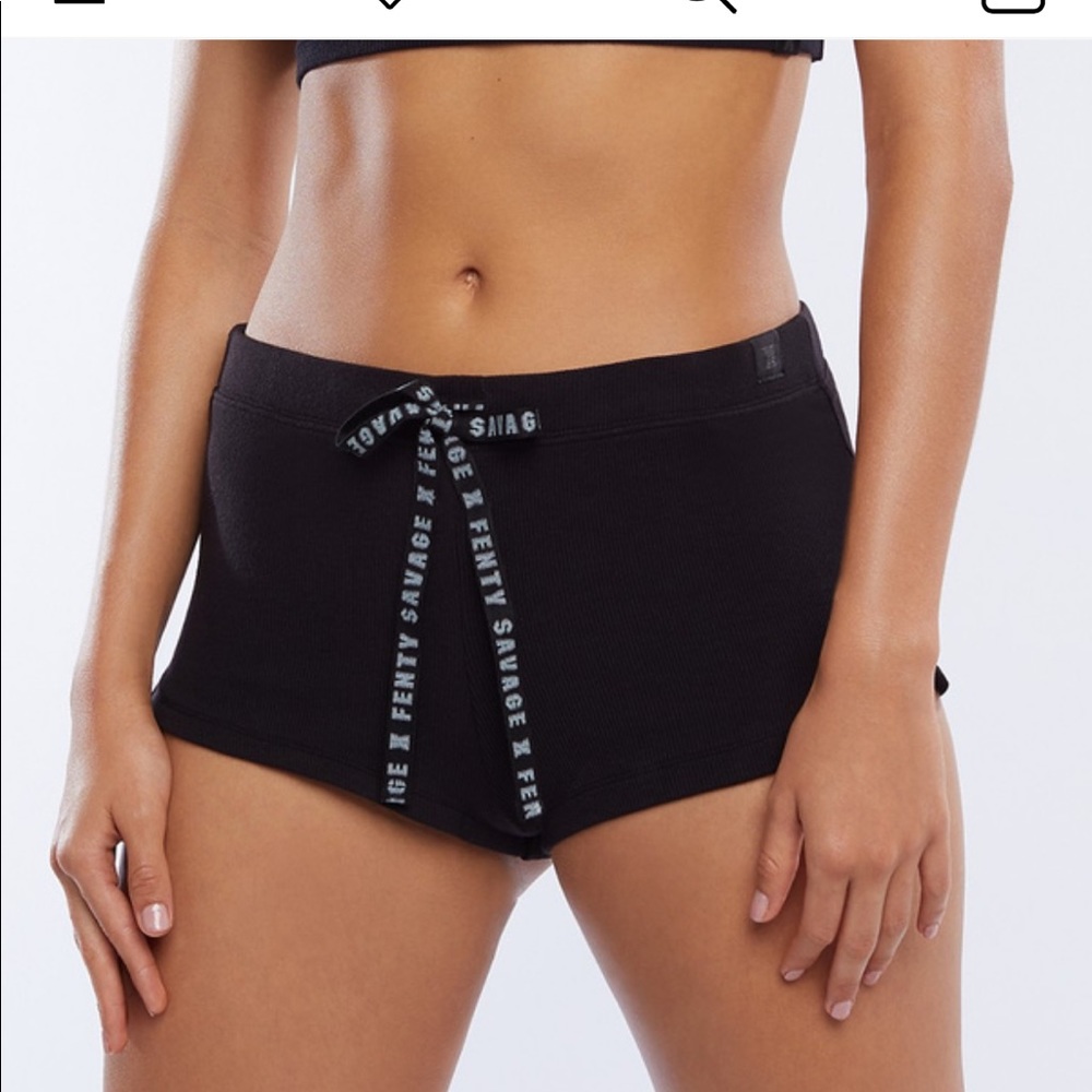 Savage x Fenty x rib shorts